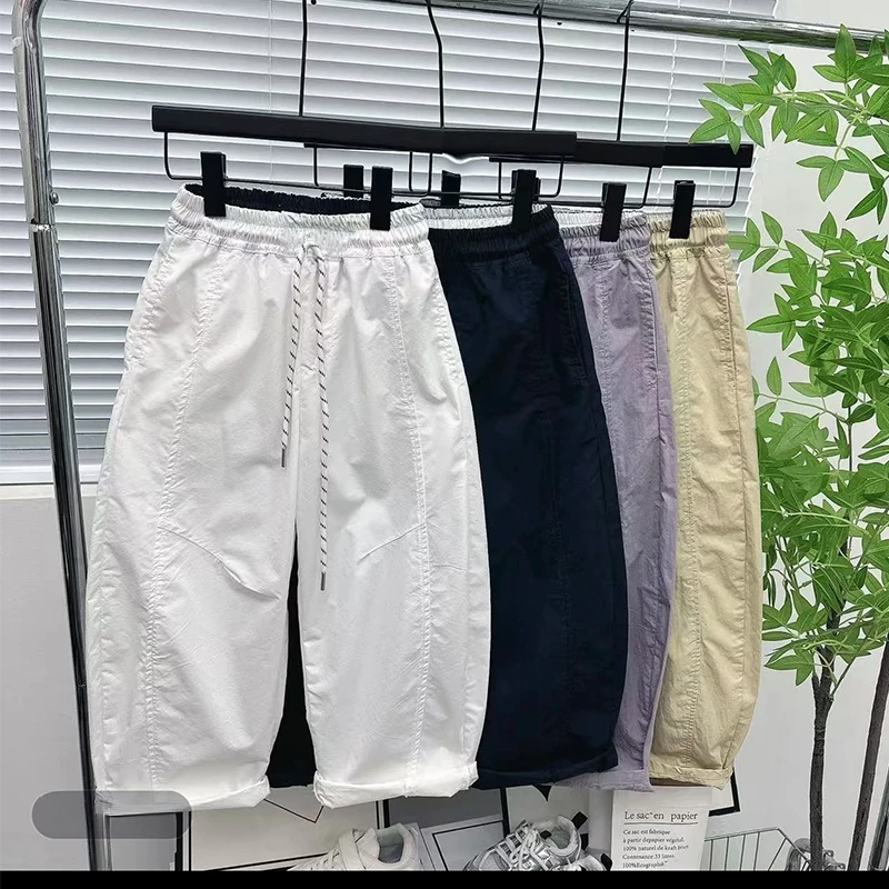 【纯棉透气】儿童夏季薄款2025新款防蚊裤洋气儿童休闲裤中大童长裤