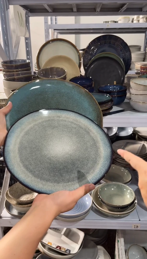 陶瓷外贸尾货瑕疵满20包邮X2 大盘组合