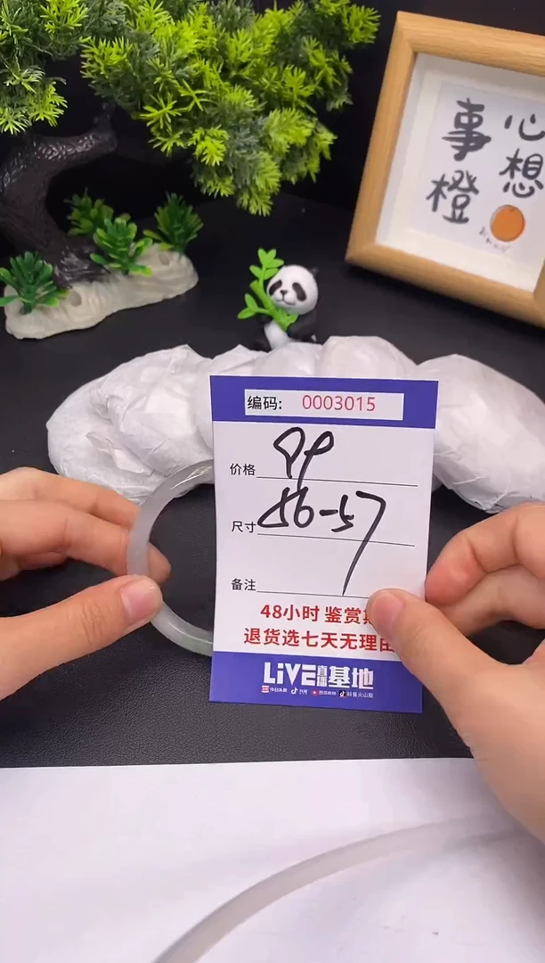 未镶嵌手镯翡翠0003015