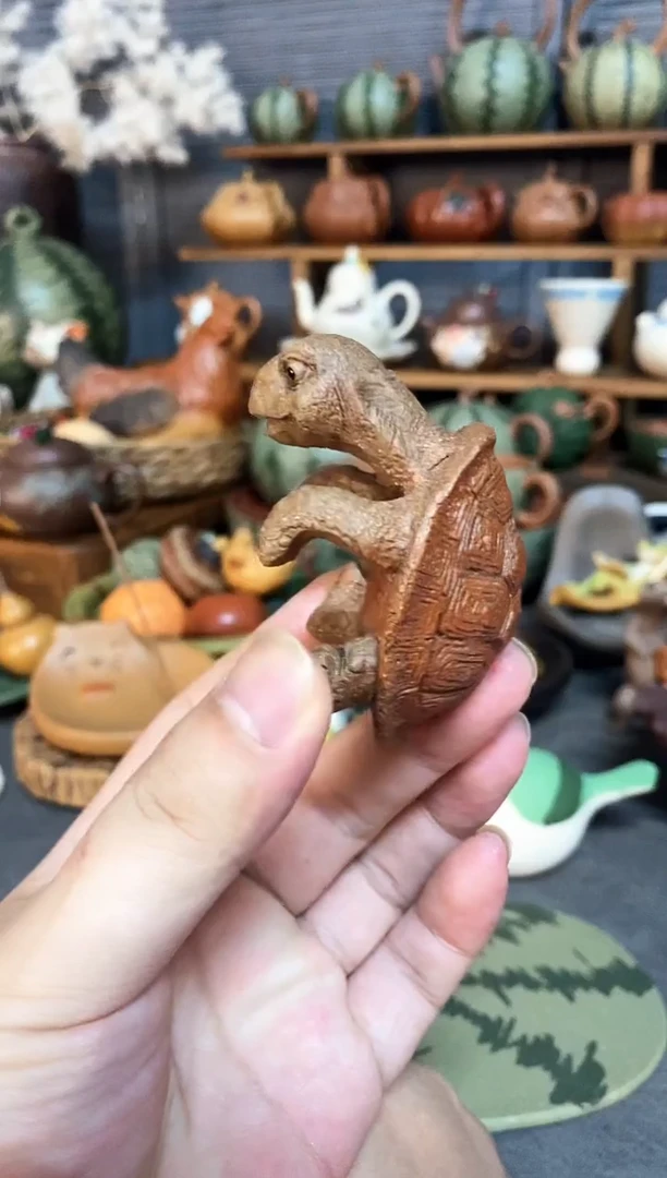紫砂1紫砂商品挂壁乌龟