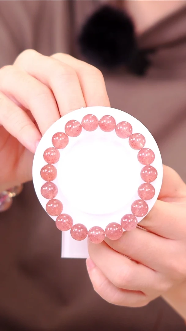 【闪购商品】水晶单圈未镶嵌Q037草莓晶单圈10mm