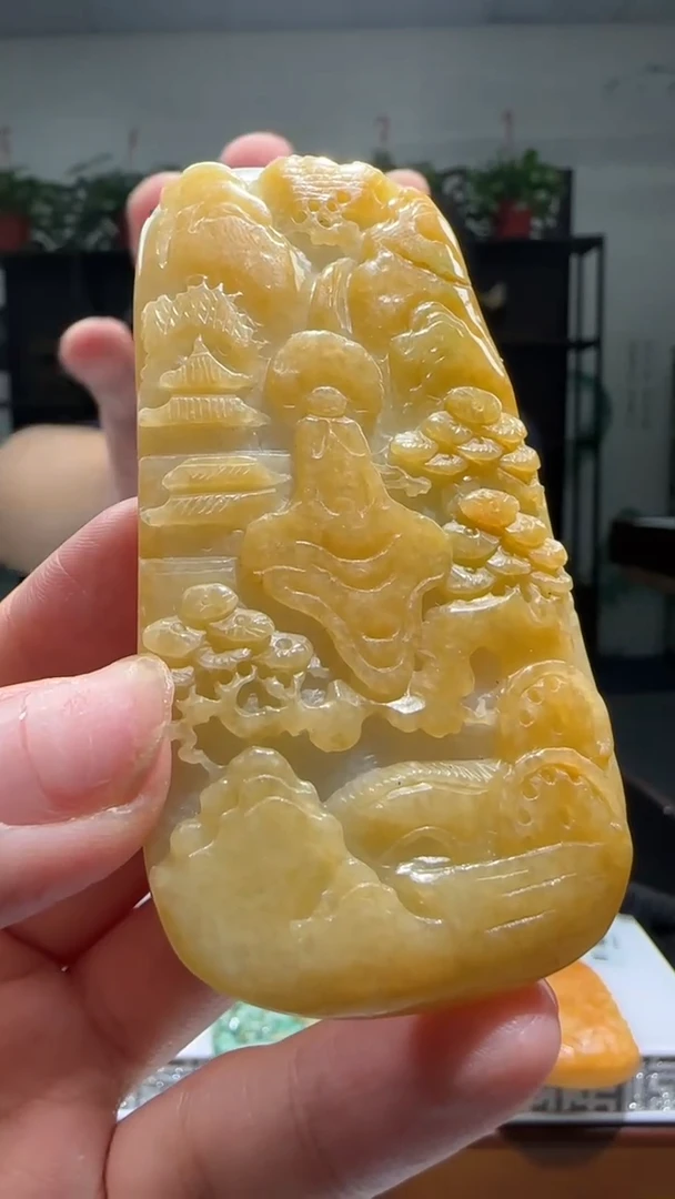 【闪购商品】翡翠颈饰未镶嵌天然翡翠A货吊坠