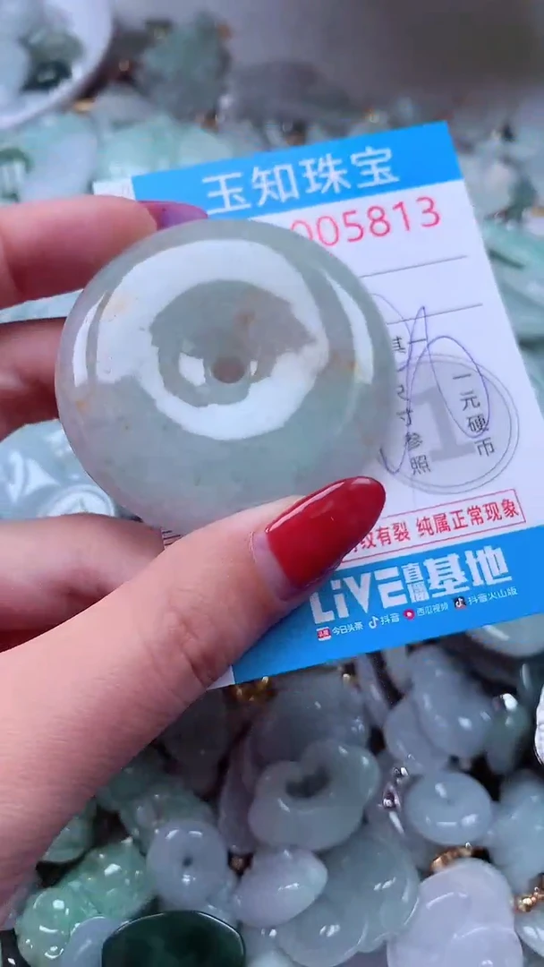 吊坠(不含链)未镶嵌翡翠5813