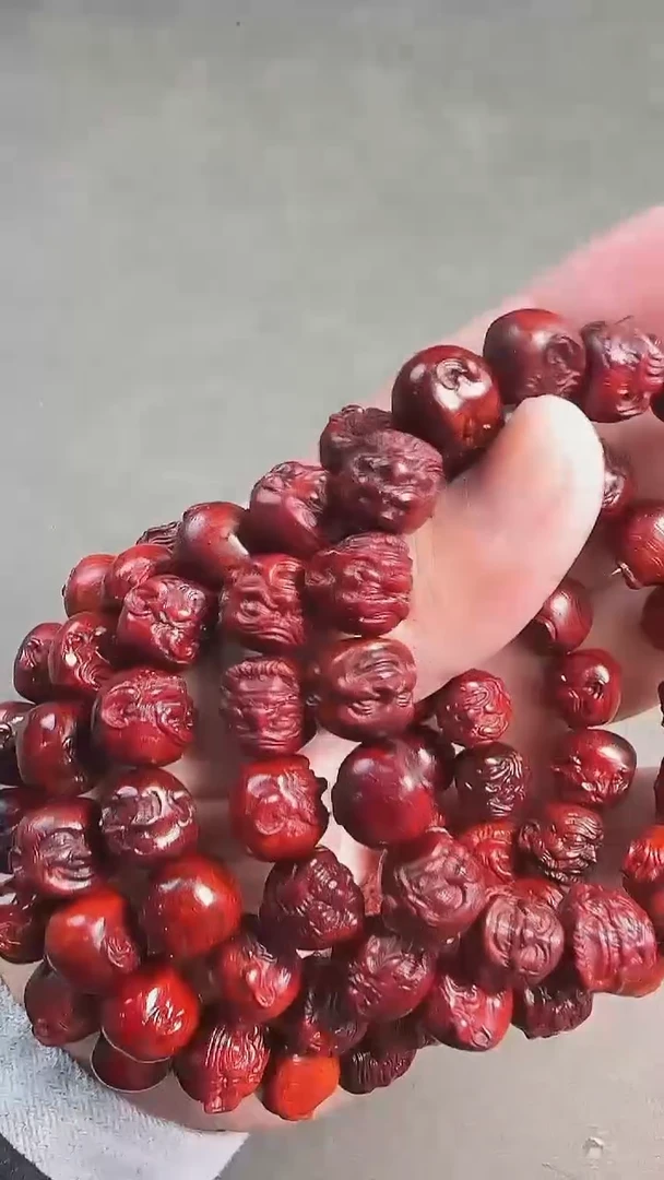 手串/手链小叶紫檀483151-紫檀1.2泥料十八罗汉