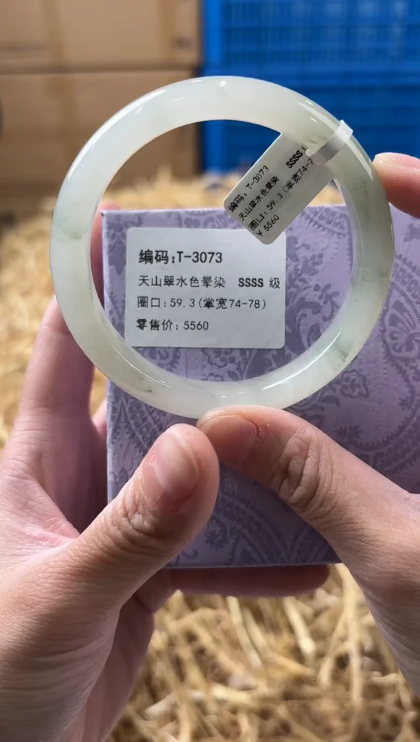 未镶嵌手镯石英质玉T-3073
