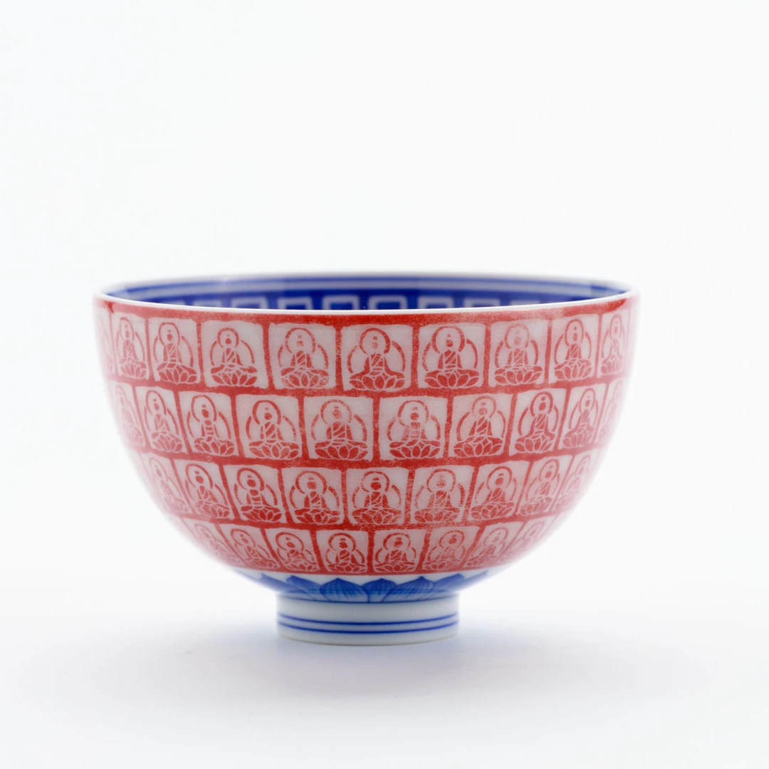 【詺兮清窑】千佛大鸡心杯-手工陶瓷