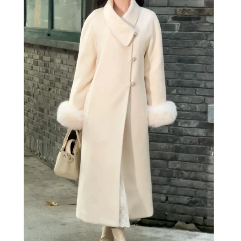 【熙木】高品质时尚百搭毛呢外套4DWYX9027