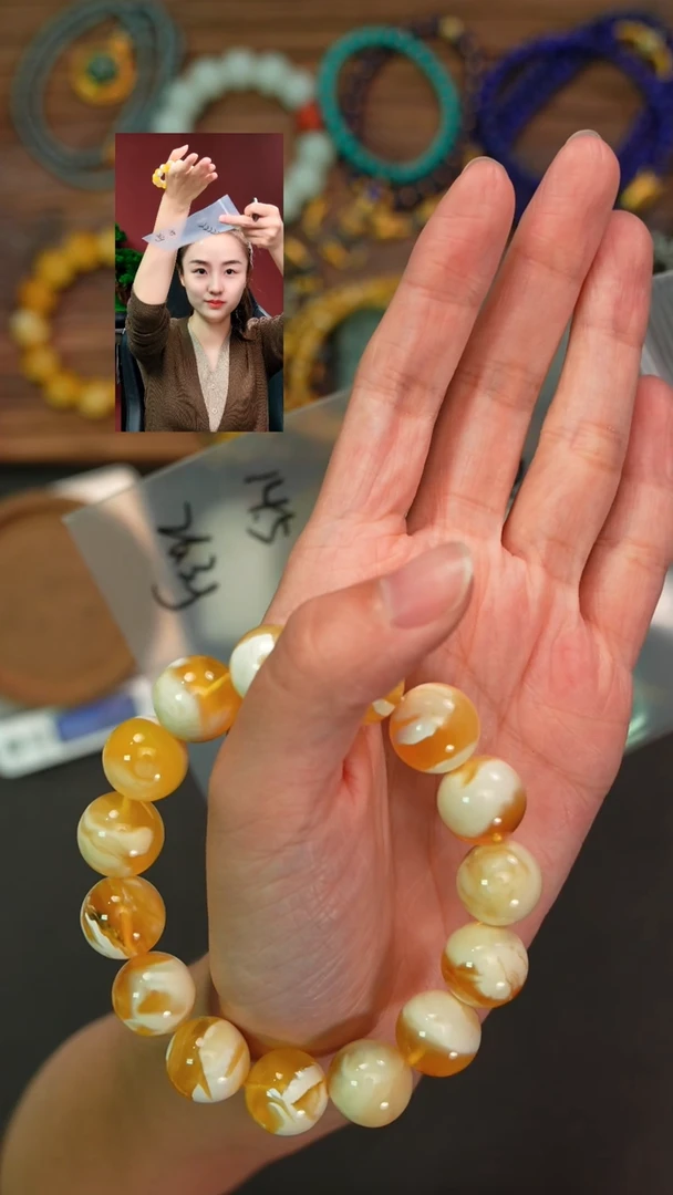 手串蜜蜡未镶嵌二**八遇见匠心品质回血