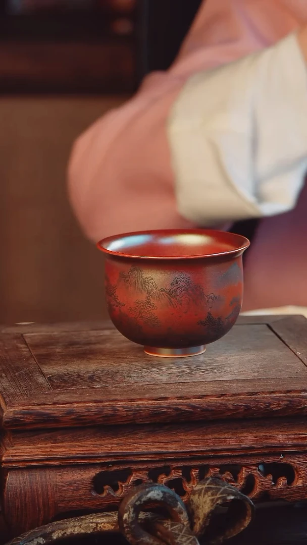 艺然堂手工手绘茶器