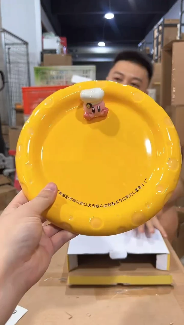 瓷片原盒星之卡比奶酪餐盘