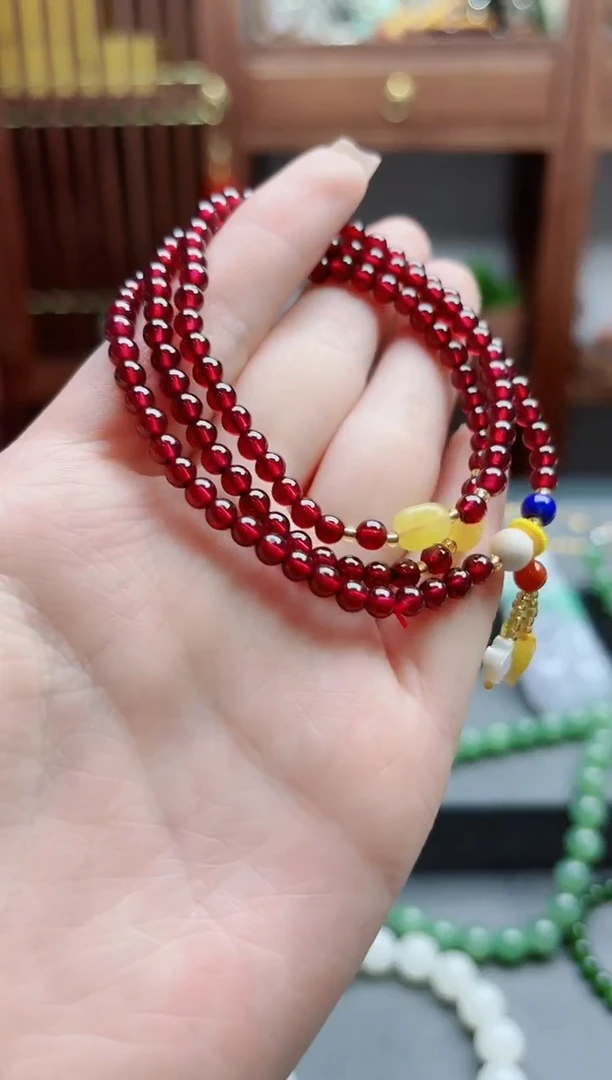 石榴石长串未镶嵌石榴石长串DN