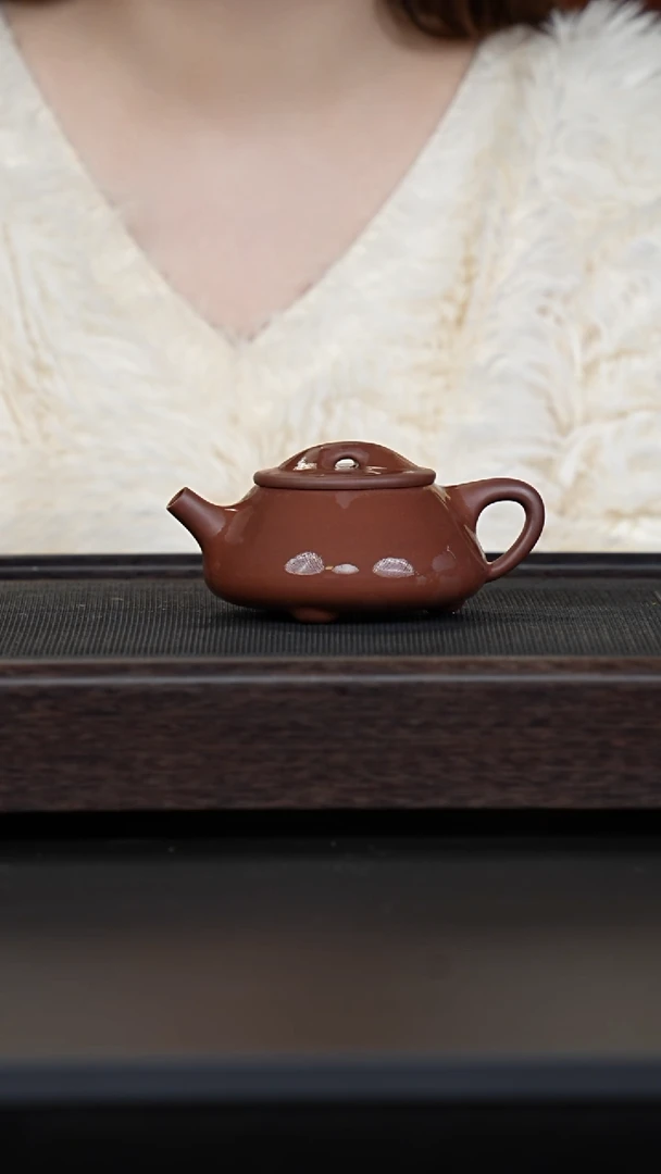 【闪购商品】紫砂茶壶微瑕老紫泥景舟石瓢