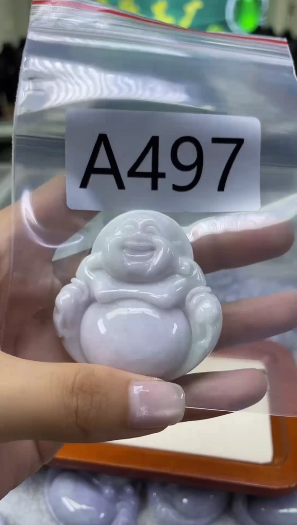 未镶嵌挂件翡翠a497