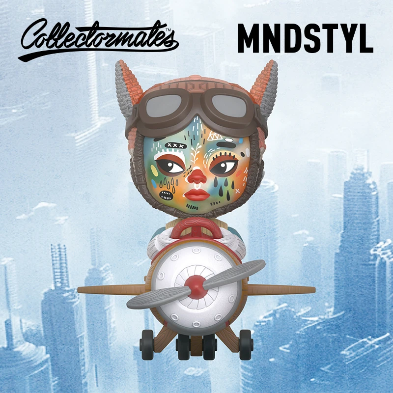 Collectormates系列联名Reen Barrera Fly High飞机公仔手办摆件