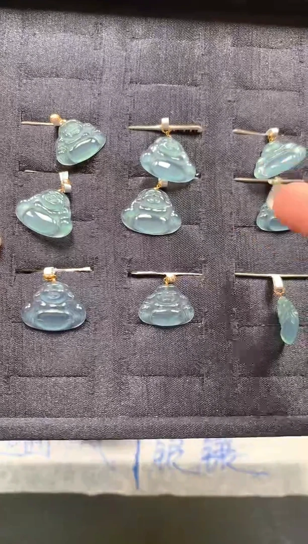 定制翡翠18K金镶嵌定制翡翠未镶嵌6多样性发货（发其一）