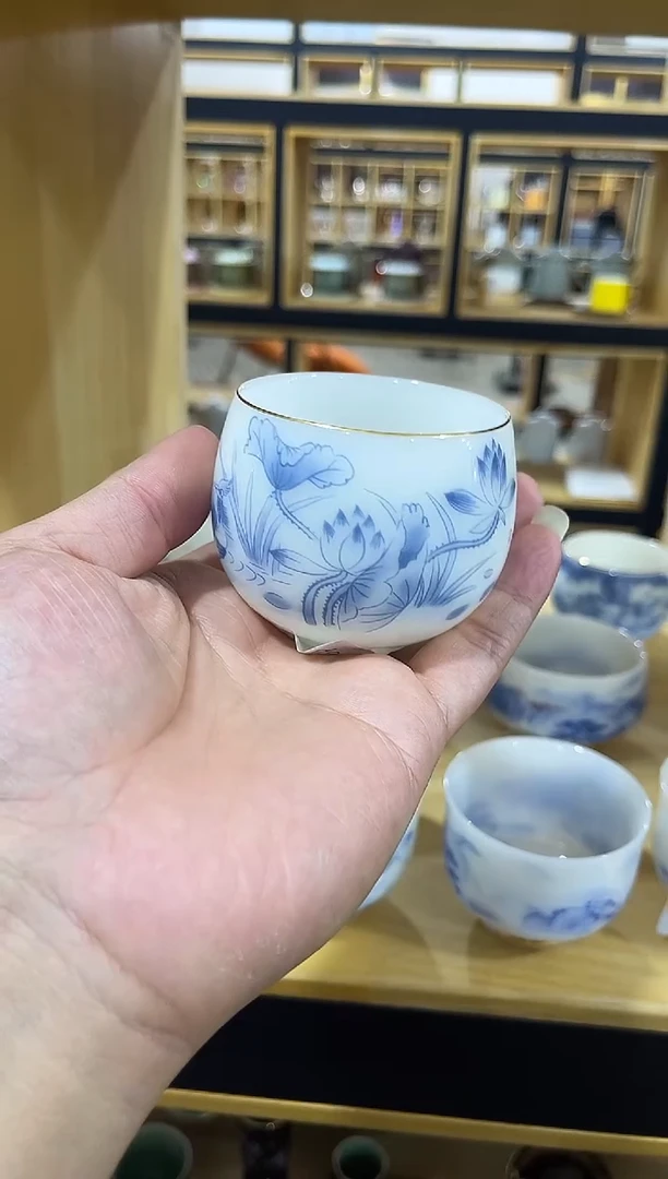 璞玉荷韵手绘主人杯，冲单福利