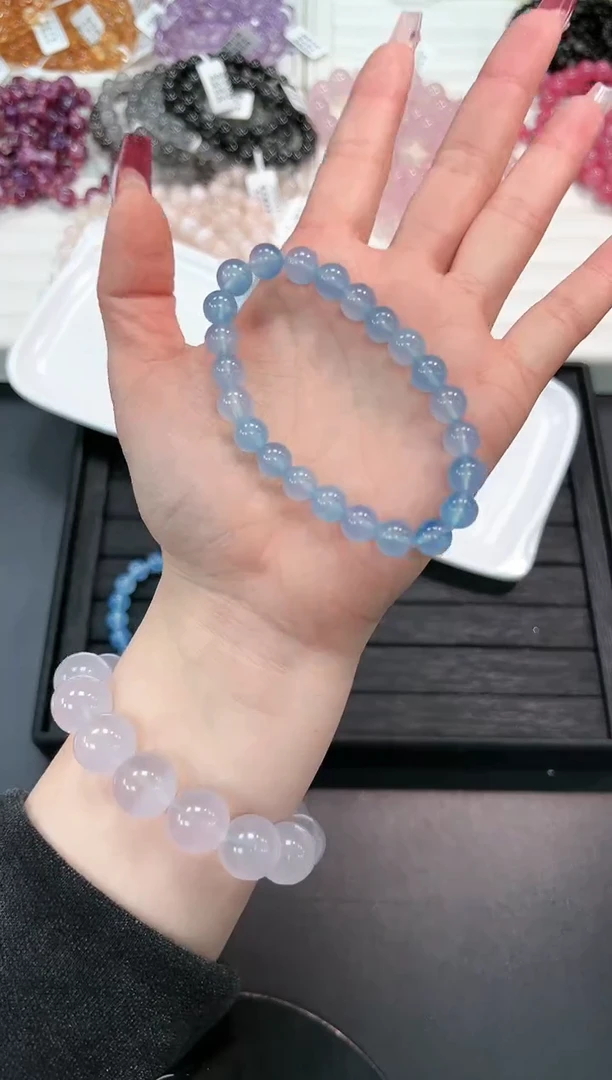 【闪购商品】水晶手串未镶嵌14a多样性发其一/1条默认微瑕