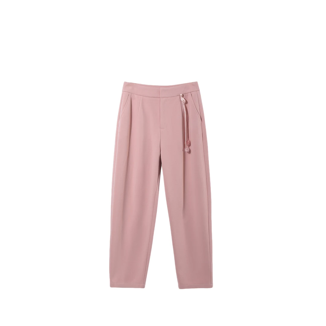 【小依专享】K7359561H时尚国风简约裤子长裤秋冬-9561宽松