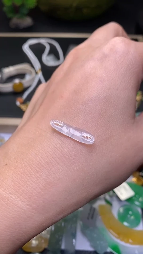 颈饰未镶嵌翡翠净货34599