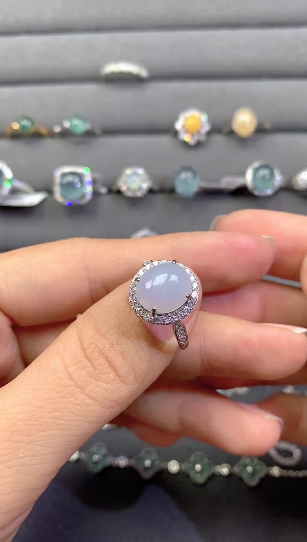 未镶嵌戒指翡翠?****?天然A货翡翠