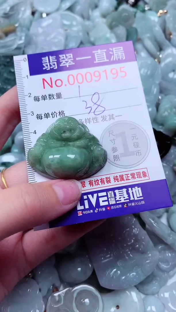 吊坠(不含链)未镶嵌翡翠9195