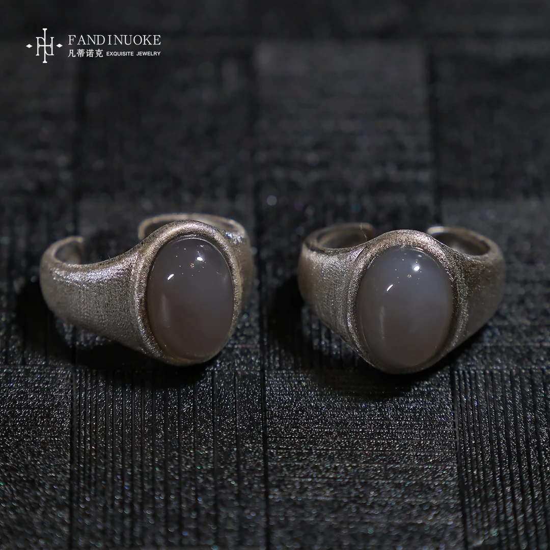 【加加专属】8 MJ02559-和田玉烟紫戒指-多样性发一件-13*9*3mm