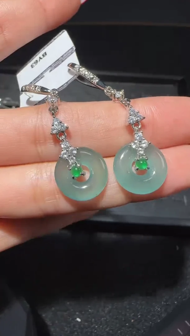 【闪购商品】翡翠耳饰未镶嵌1672多样性发货拍一发一