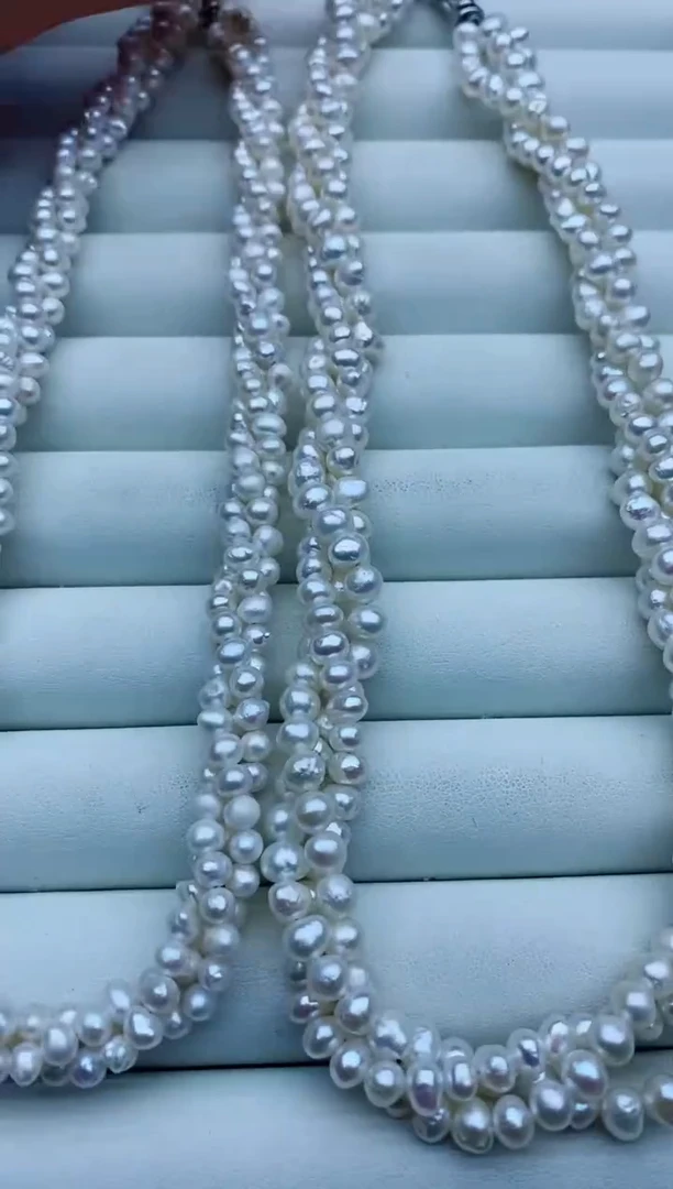 项链未镶嵌淡水珍珠项链多样性发其一