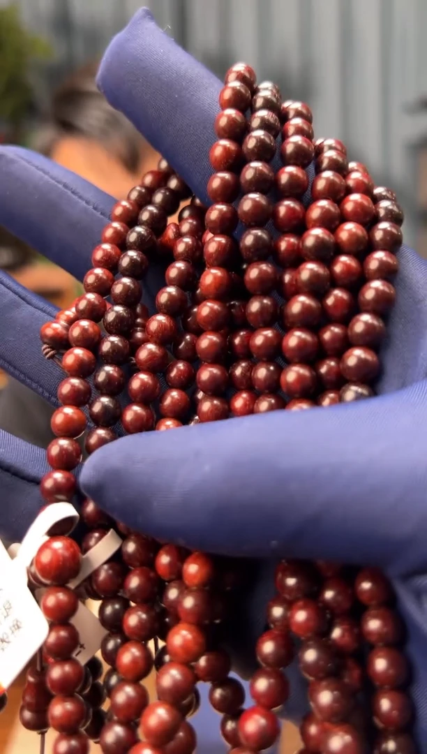 手串/手链小叶紫檀印度小叶紫檀0.6*108手串