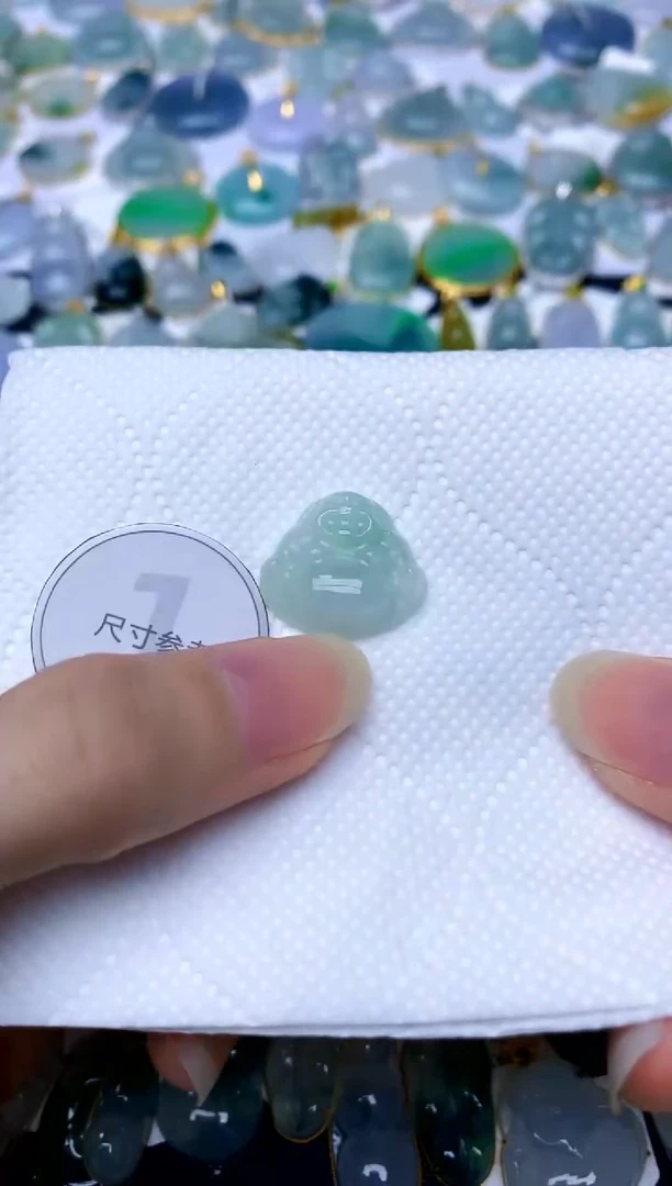 颈饰未镶嵌翡翠天然A货翡翠