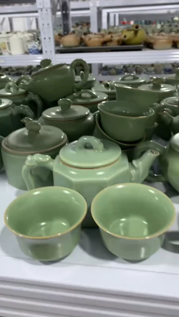 【清！一件不留】汝窑、茶壶盖碗茶杯主人杯微矿点