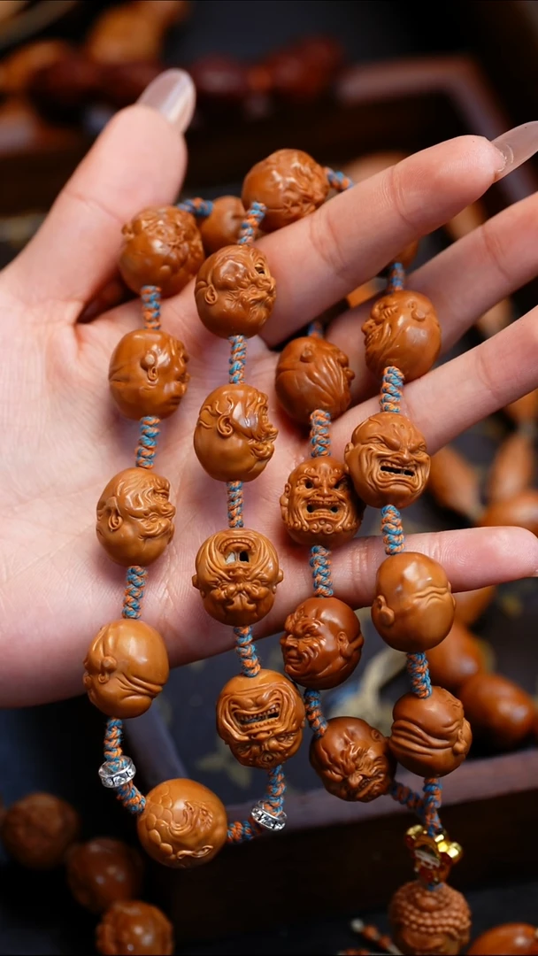 【闪购商品】橄榄核吊坠苏工橄榄核