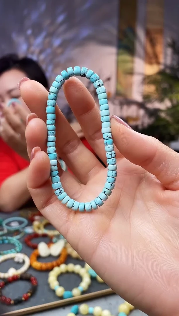 未镶嵌绿松石手链手链