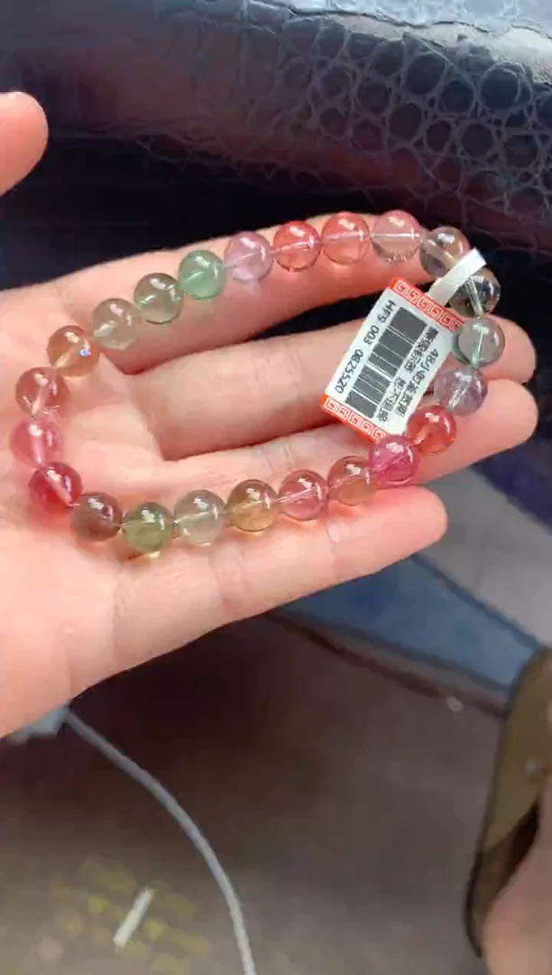 未镶嵌手串碧玺多样性发一条