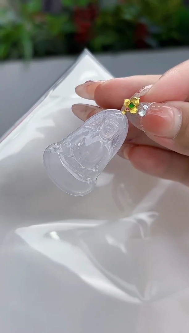 【闪购商品】翡翠颈饰18K金镶嵌多样性发其一