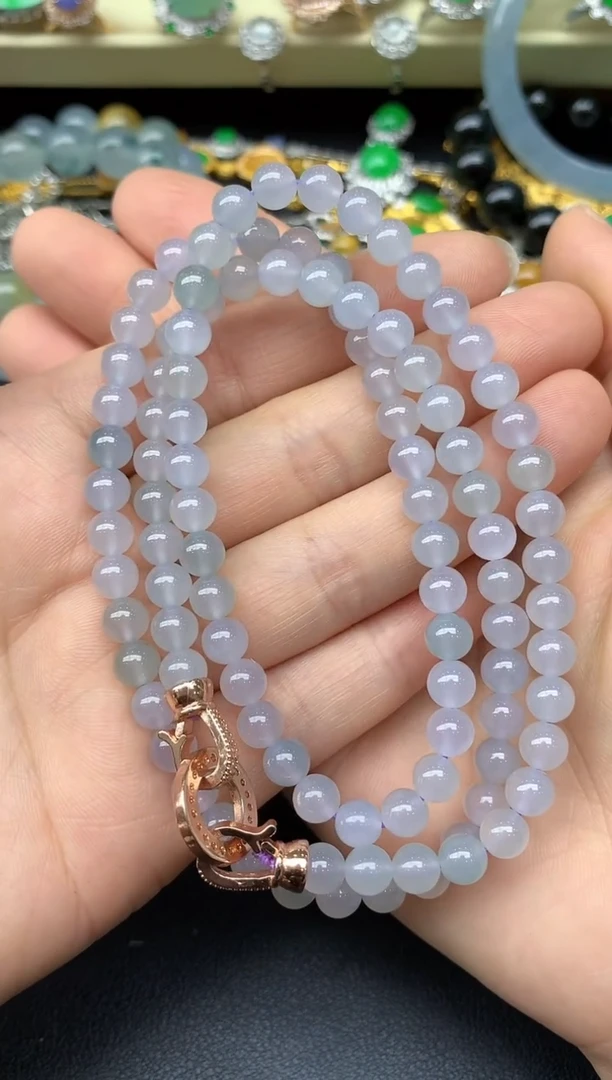 未镶嵌手链翡翠97-雪姐翡翠天天见