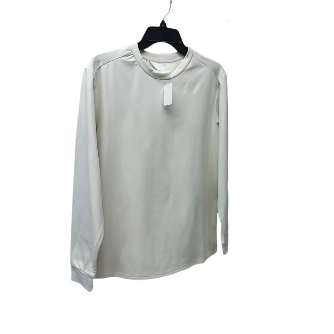 A1005    男士圆领薄绒长袖T时尚休闲百搭纯色