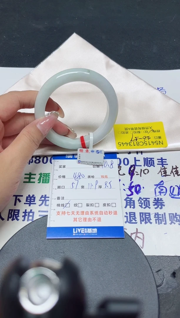 未镶嵌手镯翡翠57/13445