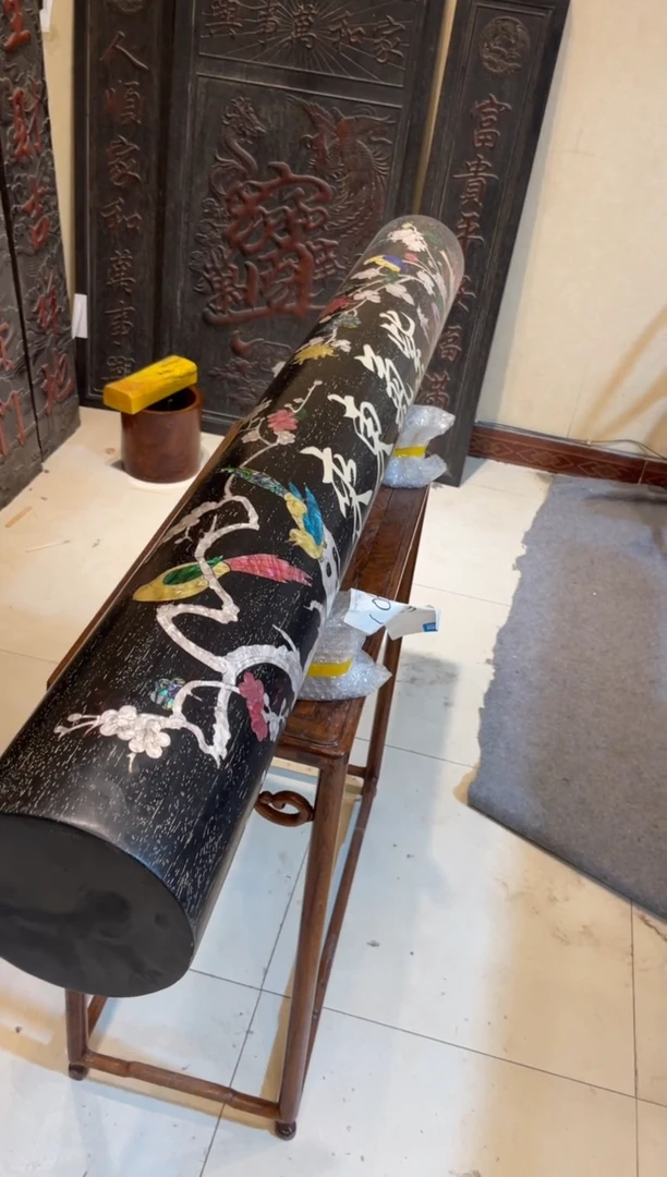 木内***头珍藏老货...紫檀....横财摆件