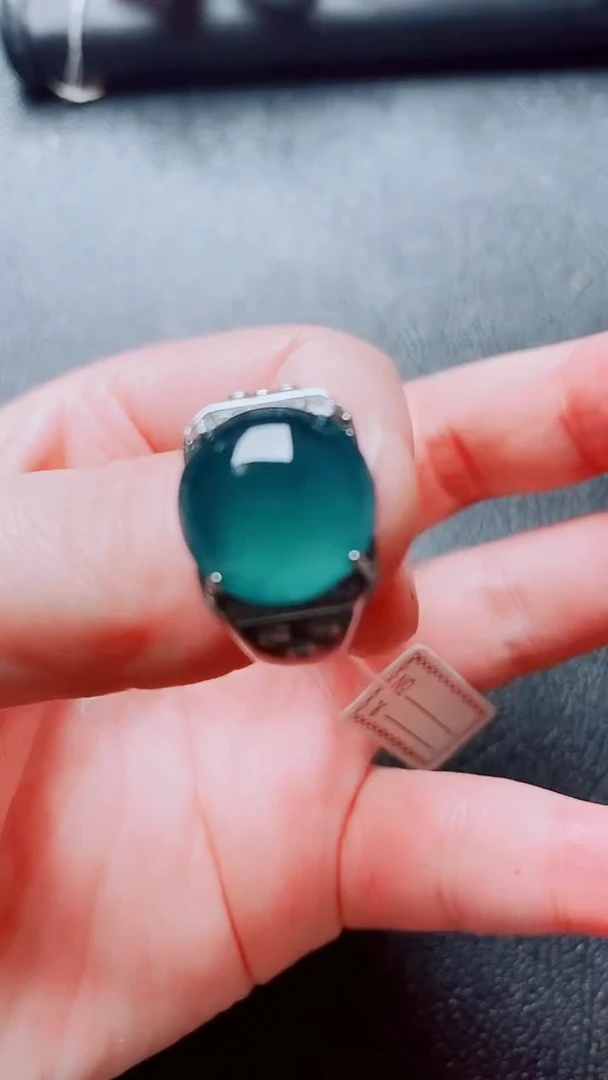 银S925镶嵌戒指翡翠1111