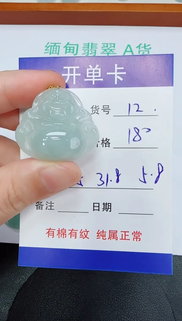吊坠(赠链)未镶嵌翡翠12