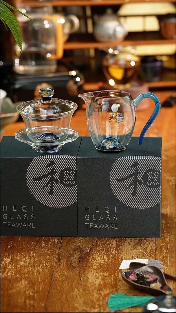 禾器/菡韵怡然茶海/青/凤玉+禾器/仙韵欣语盖碗