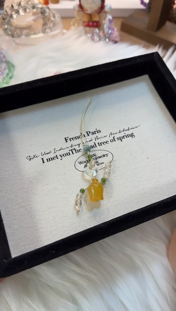 【闪购商品】玛瑙/玉髓吊坠(赠链)未镶嵌花花LY1218