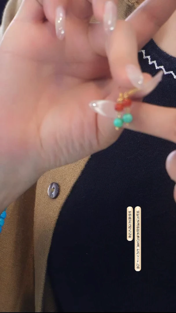 银S925镶嵌耳环南红玛瑙发货v一件