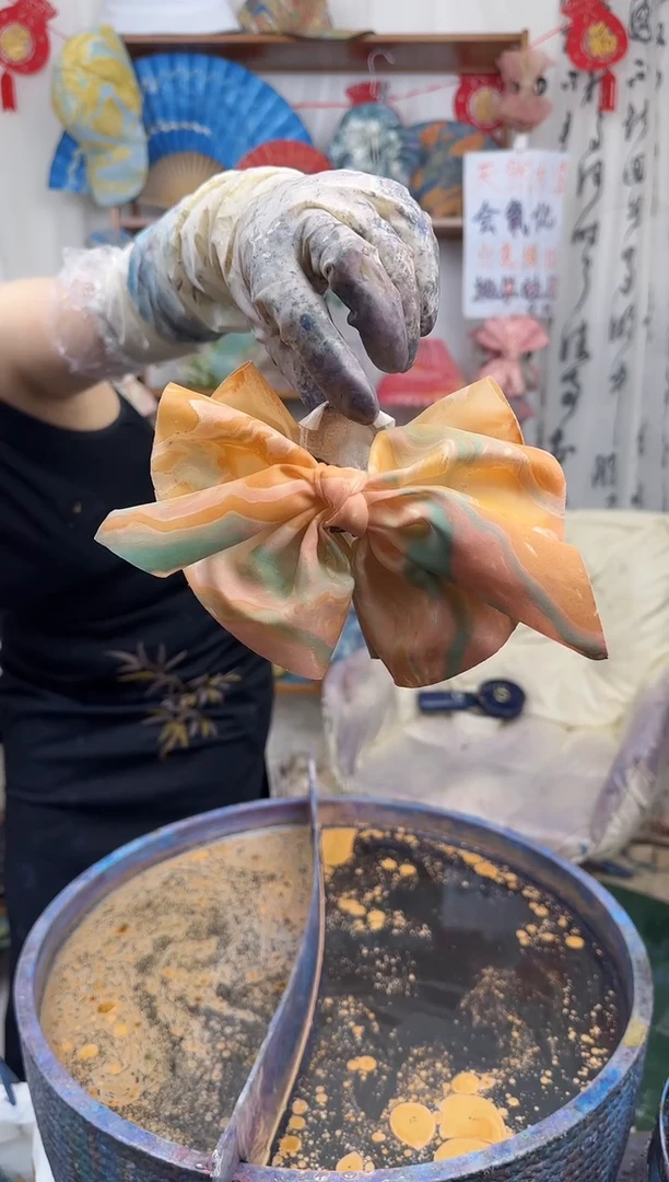 铁合金布艺粉雾青山经典蝴蝶结抓夹