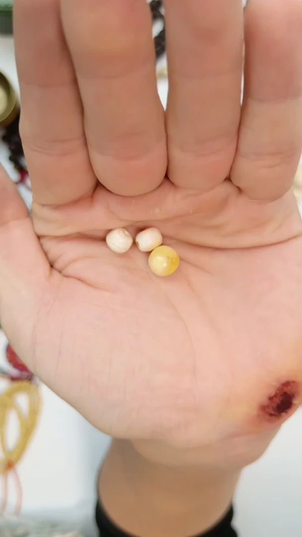 手串星月菩提微瑕老型8mm+