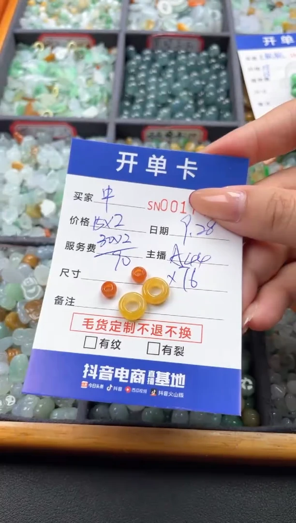 颈饰未镶嵌翡翠中****师00017482