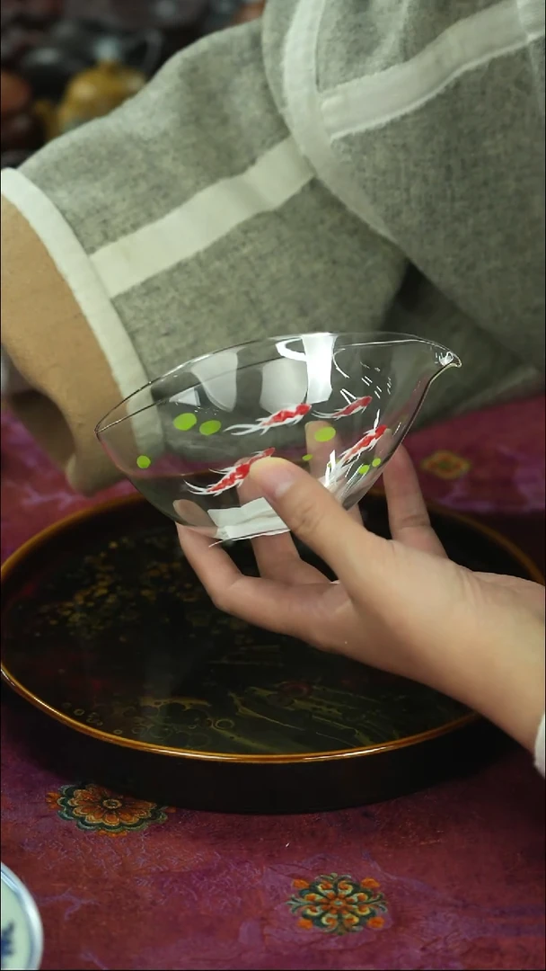 炸茶具 天冷了 围炉煮茶中~~