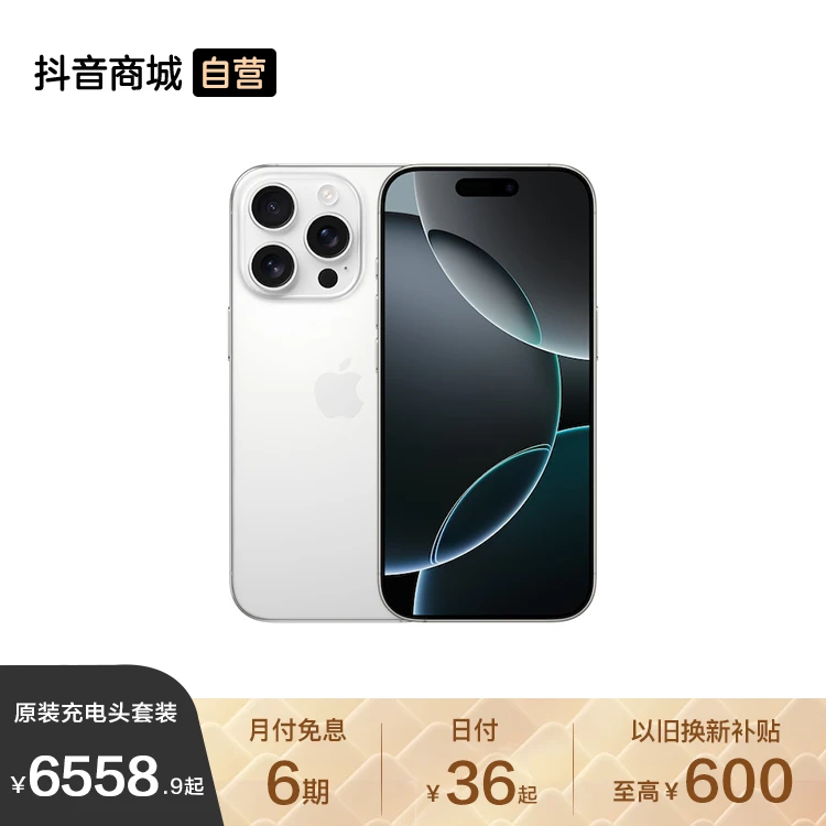 【6期免息】iPhone 16 Pro 手机（原装充电头套装）