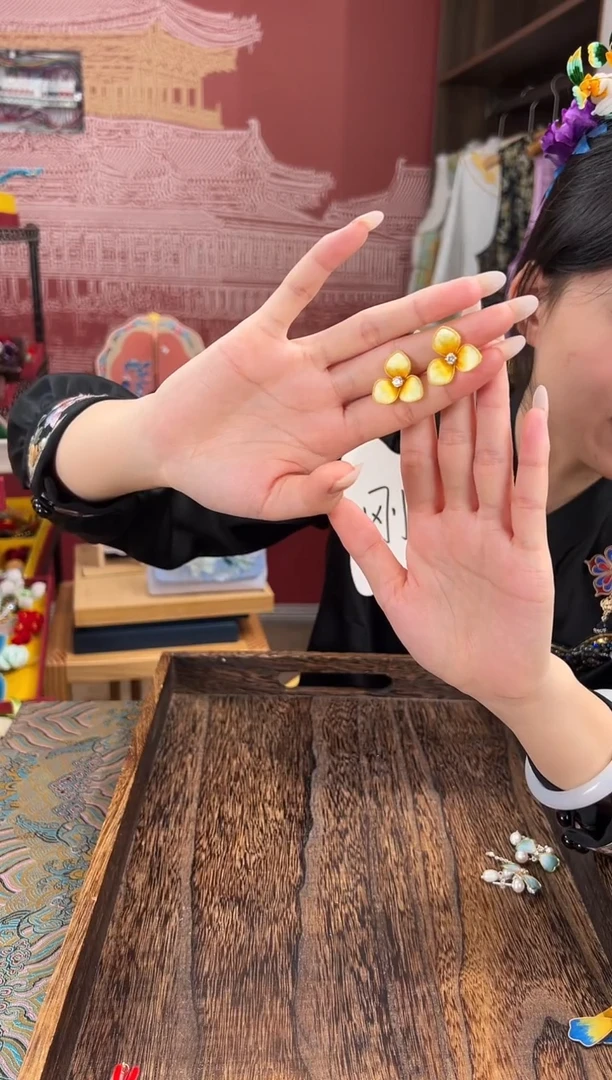 【闪购商品】刺绣苏绣世家非遗手工（耳环）